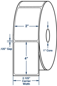 Compulabel 530572 Compulabel 530572 2" x 4" Desktop Direct Thermal Labels