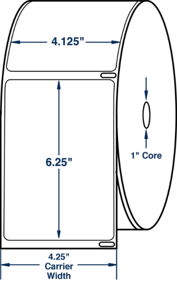 Compulabel 530516 4-1/8" x 6-1/4" Dymo Comparable Labels