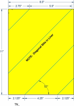 Compulabel 313255 Compulabel 313255 8-1/2" x 11" Fluorescent Yellow Sheeted Labels 100 Sheets