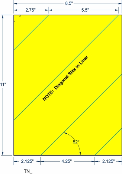 Compulabel 313255 8-1/2" x 11" Fluorescent Yellow Sheeted Labels 100 Sheets