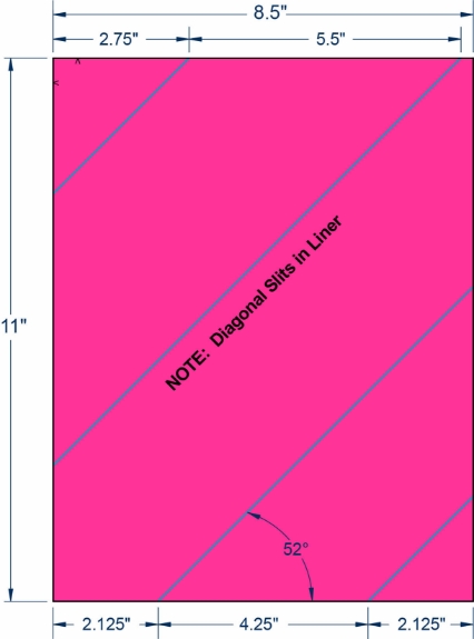 Compulabel 340242 8-1/2" x 11" Fluorescent Pink Sheeted Labels 1000 Sheets