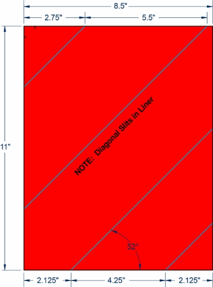 Compulabel 340231 8-1/2" x 11" Fluorescent Red Sheeted Labels 1000 Sheets