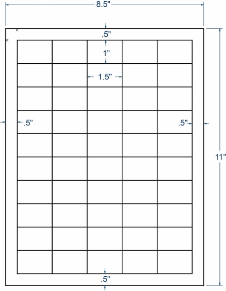 Compulabel 310151 1-1/2" x 1" Sheeted Labels 100 Sheets