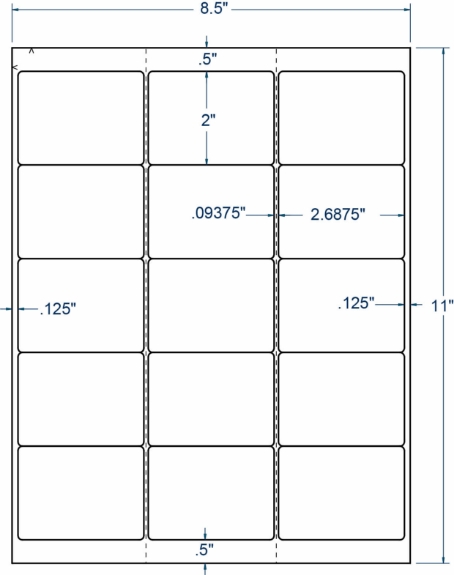 Compulabel 311501 2-11/16" x 2" Diskette Sheeted Labels 100 Sheets