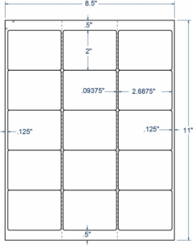Compulabel 331108 Compulabel 331108 2-11/16" x 2" Diskette Sheeted Labels 250 Sheets