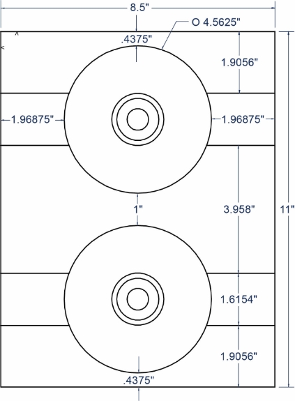 Compulabel 312750 CD/DVD Compulabel Labels