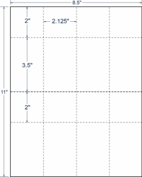 Compulabel 411210 Compulabel 411210 2-1/8" x 5-1/2" Raffle Ticket Refill 100 Sheets