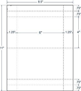 Compulabel 410657 Compulabel 410657 6" x 4" Sheeted Cards 100 Sheets