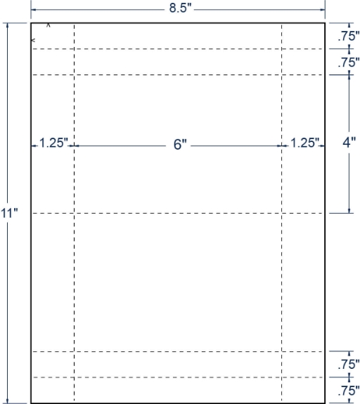 Compulabel 430604 6" x 4" Sheeted Cards 250 Sheets