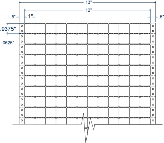 Compulabel 160806 1" x 15/16" Price Marking Pinfeed Labels